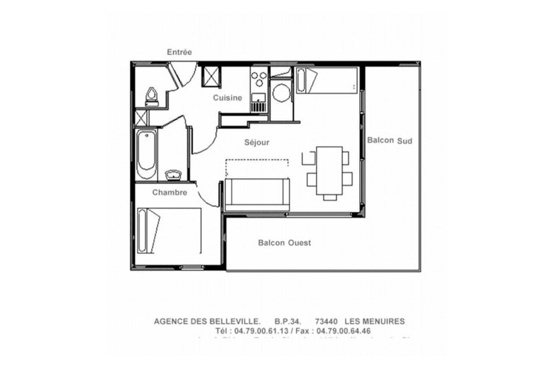 Residence Bellevue - Appartement Lumineux - Au Pieds Des Pistes - Balcon Mae-3484 Saint-Martin-de-Belleville Exterior photo